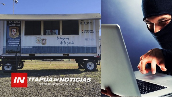 OFICINA MÓVIL DE ANTISECUESTRO POLICIAL SE INSTALA FRENTE A LA PLAYA SAN JOSÉ. - Itapúa Noticias