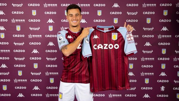 Coutinho, presentado en el Aston Villa