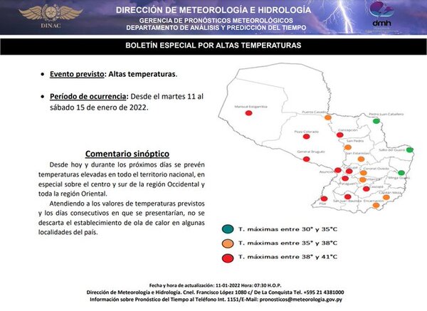 Alerta ante altas temperaturas e instan a cuidarse del intenso sol - ADN Digital