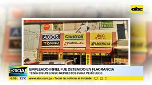Empleado infiel fue detenido en flagrancia - ABC Noticias - ABC Color