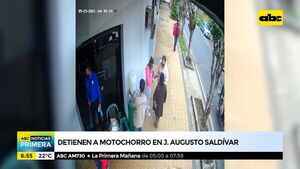 Detienen a motochorro en J. Augusto Saldívar - ABC Noticias - ABC Color