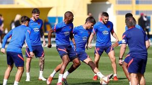 El Atlético ya se entrena en Riad