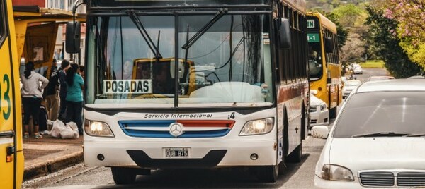 Modifican de manera provisoria el itinerario del transporte público internacional Encarnación-Posadas