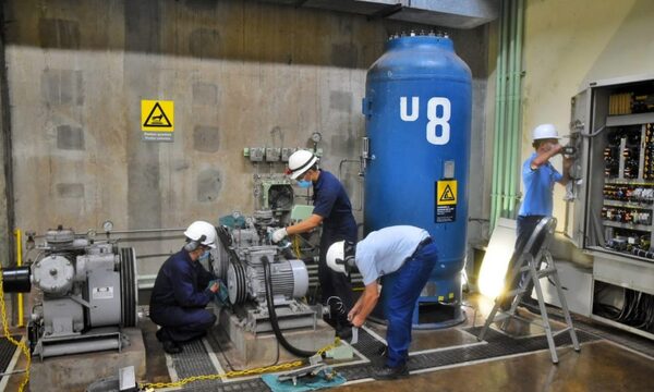 Realizan mantenimiento preventivo trisemestral de la Unidad Generadora N° 08 de Itaipu