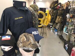 “El Dorado”; comercio de equipos tácticos, caza, pesca y uniformes policiales