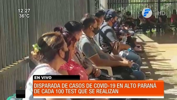 Reportan aumento de casos de Covid-19 en Alto Paraná