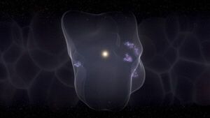 Una burbuja es causa de la formación de estrellas jóvenes