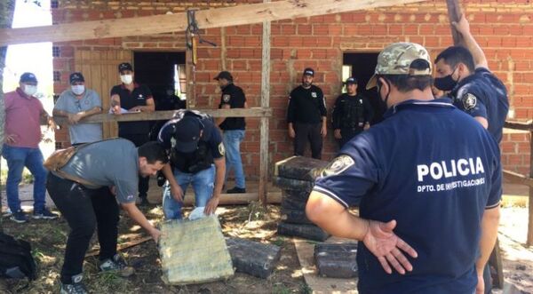 Cae un supuesto narco en Itapúa e incautan gran cantidad de marihuana