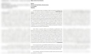 Funcionarios exigen reconsideración a Salud para que les convaliden su antigüedad – Prensa 5