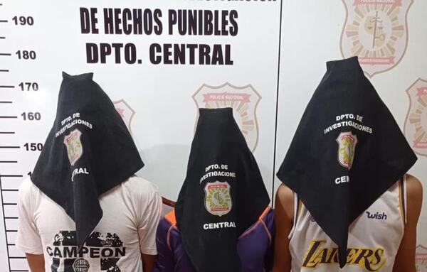 Detienen a tres hombres por asesinato de delivery en Luque