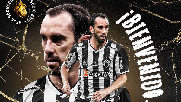 Atlético Mineiro da la bienvenida a Diego Godín