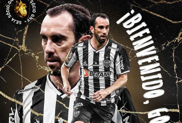 Atlético Mineiro da la bienvenida a Diego Godín