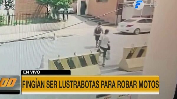 Delincuentes fingían ser lustrabotas para robar motocicletas