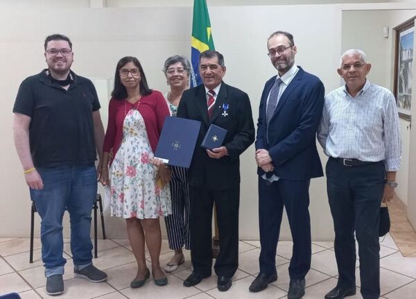 Abogado y político pedrojuanino recibe alta distinción por parte del gobierno brasileño