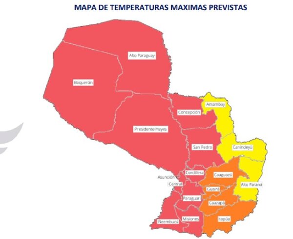 Meteorología alerta sobre temperaturas extremas en casi todo el país | Noticias Paraguay