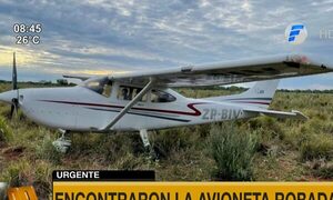 Hallan avioneta que fue robada en Alto Paraná | Telefuturo