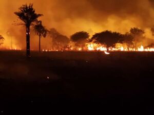 Controlan incendio en General Bruguez