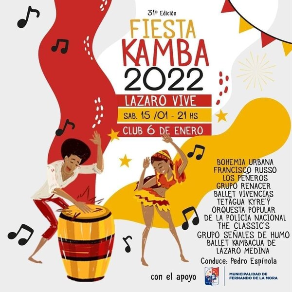 La «Fiesta Kamba» será este sábado | OnLivePy