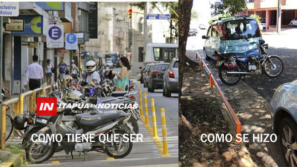 ENCARNACIÓN: BARRAS DE SEGURIDAD PARA MOTOCICLETAS DEBEN SER CORREGIDAS - Itapúa Noticias