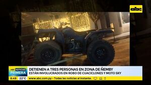 Detienen a tres personas en zona de Ñemby - ABC Noticias - ABC Color