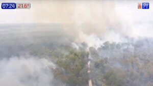 Bomberos combatieron incendios forestales en varias zonas del país | Noticias Paraguay