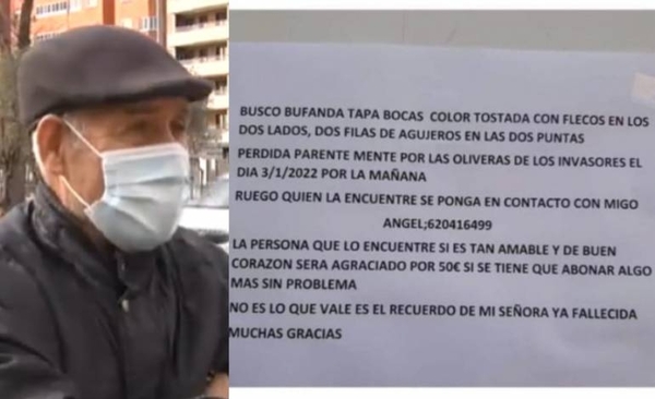 Diario HOY | Viudo busca bufanda perdida que le hizo su esposa: "Es el recuerdo de mi señora fallecida"