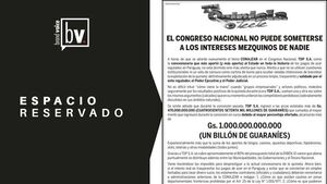 ESPACIO RESERVADO: Comunicado de TDP S.A. a la opinión pública