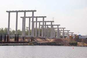 Puente Héroes del Chaco registra 43% de avance