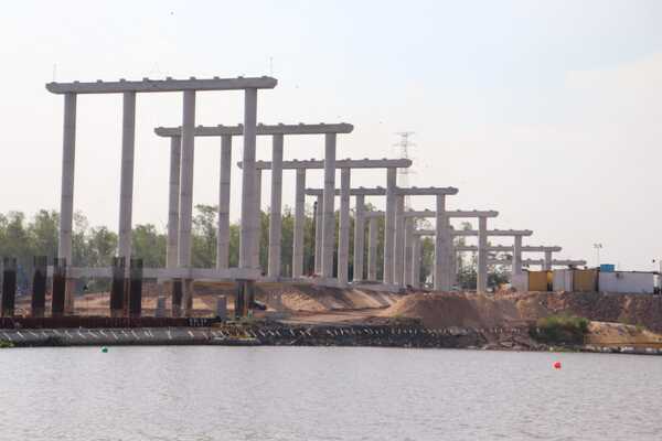 Puente Héroes del Chaco registra 43% de avance