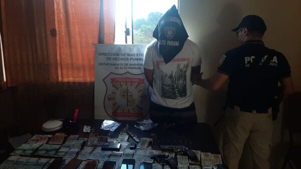 Detienen a supuesto distribuidor de drogas por homicidio en Minga Porã