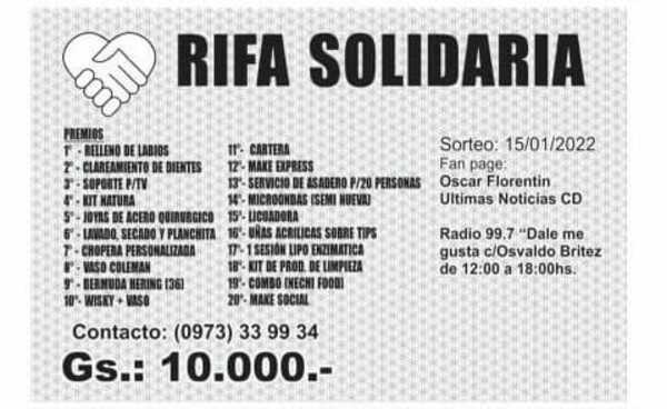 Organizan rifa solidaria para recién nacido que se encuentra en UTI