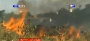Quema de basura ocasiona incendio en zona de la Costanera de Asunción | Noticias Paraguay