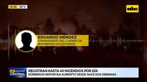 Registran hasta 40 incendios por día - ABC Noticias - ABC Color