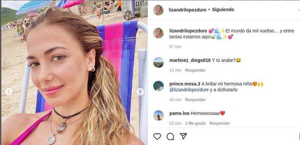 Crónica / Lili López trata de recuperarse de su ruptura refugiándose en la playa, sola