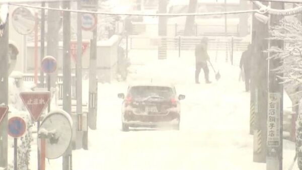 Fuertes tormentas de nieve azotan el norte y el oeste de Japón