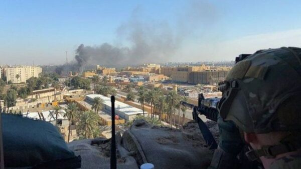 Lanzan 4 misiles a embajada de EEUU en Bagdad