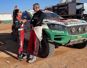 Andrea Lafarja venció al Dakar - Automovilismo - ABC Color