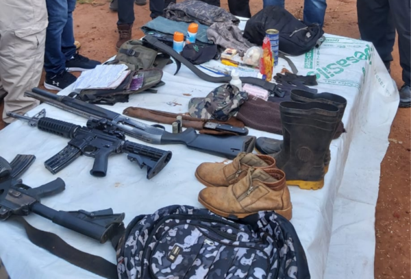 Armas requisadas del sitio donde abatieron a integrantes de ACA-EP, se usaron en varios hechos delictivos - Megacadena — Últimas Noticias de Paraguay