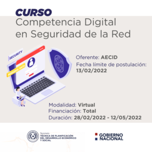 Ofrecen curso gratuito sobre competencia digital en seguridad de la red - .::Agencia IP::.