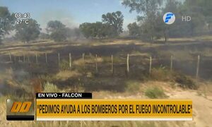 Bomberos piden ayuda a otras compañías por fuego incontrolable en Falcón | Telefuturo