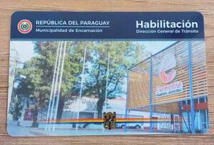 Carnet de habilitación de rodados con formato renovado en Encarnación
