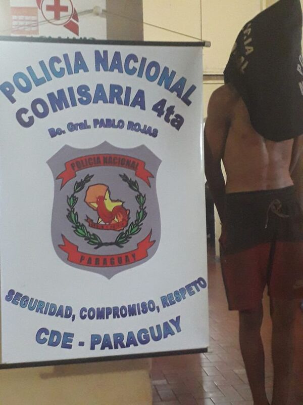 Presunto ladrón es detenido con objetos robados - ABC en el Este - ABC Color