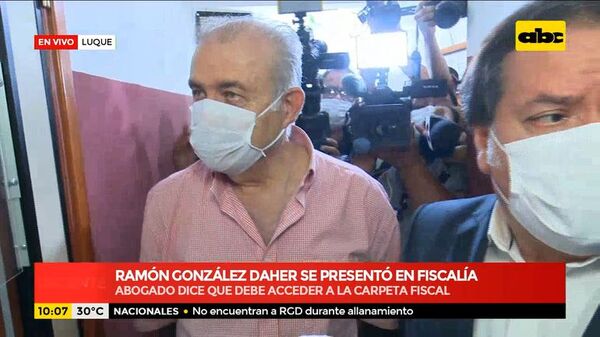 Ramón González Daher se presenta en la fiscalía - A La Gran 7-30 - ABC Color
