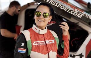 Por segunda vez, Andrea Lafarja completó el rally más difícil del mundo