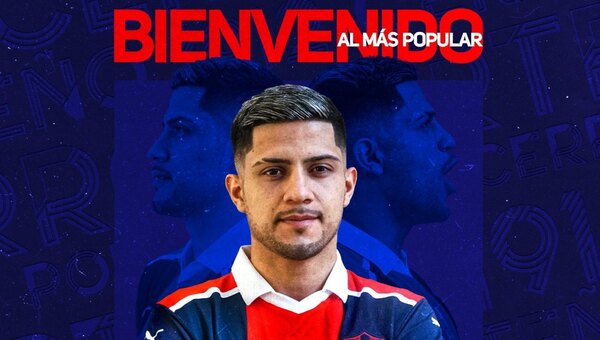 Cerro Porteño hace oficial la vuelta de Sergio Díaz, su 'hijo mimado'