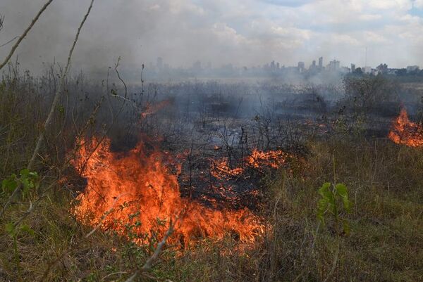 El 100% de los focos de incendio en Asunción fue provocado - Nacionales - ABC Color