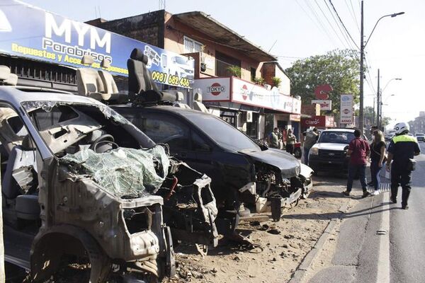 Intervienen desarmaderos de autos en Asunción - Nacionales - ABC Color