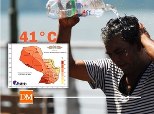 San Juan Bautista entre los récords de calor en el país, superó los 40°C
