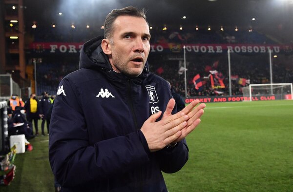 Shevchenko duró apenas dos meses como DT del Genoa