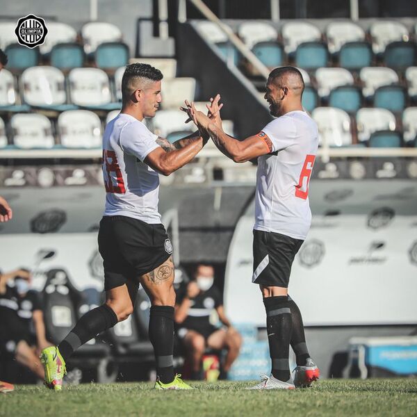 Los goles de Olimpia en el triunfo contra Tacuary - Olimpia - ABC Color